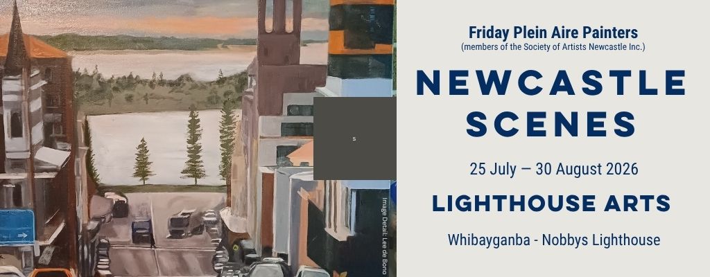 Newcastle Scenes, 25 Jul - 30 Aug at Lighthouse Arts. Artwork detail by Detail: Lee de Bono